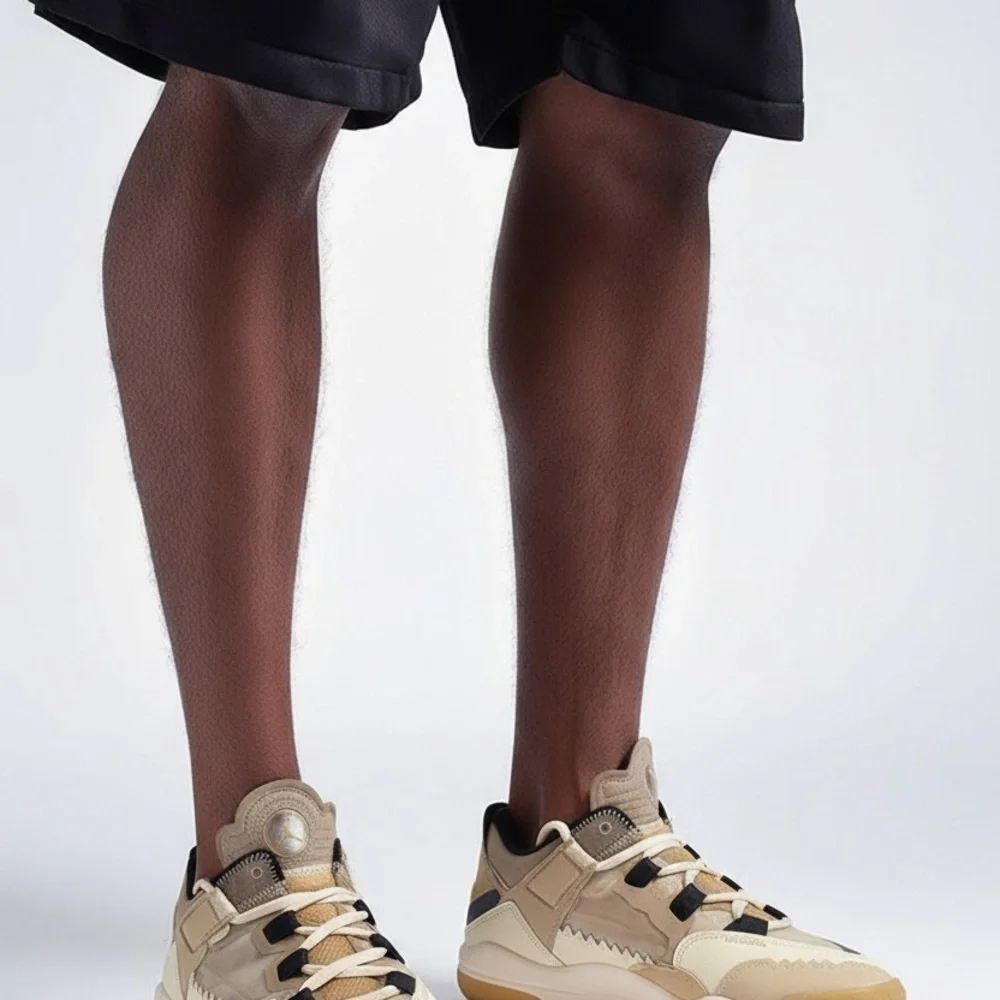 Jordan Why Not Zer0.4 Basketball Shoes Tan Beige Black Mens 8.5